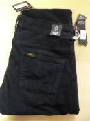 *Lois Corduroy Trousers (Black) Size: 32