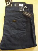 *Lois Blue Chino Style Trousers Size: 30