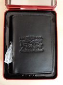 *Levi's Black Leather Bi-Fold Wallet