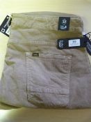 *Lois Dark Sand Trousers Size: 38