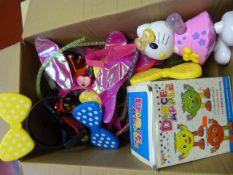 Box of Assorted Headbands and Toys