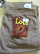 *Lois Dark Sand Cords Size: 33