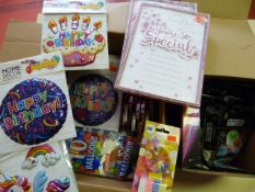 To Boxes of Magic Glow Balloons, Balloon Stickers,