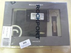 *Rockport Black Wallet & Keyring Set
