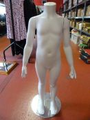 *Child Mannequin on Chrome Stand