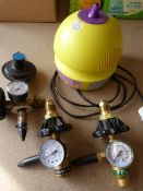 Helium Gauges and a Balloon Pump