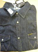 *Wrangler Western Denim Mens Shirts Size: XL
