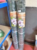 *Two Rolls of 5x1m Plastic Garden Mesh