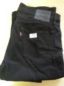 *Levi's Jeans (Black) Size: 34/34 (Hole on Right Le