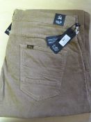 *Lois Dark Sand Trousers Size: 34