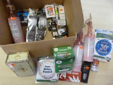 Box of Vapes, E-Cigarettes and Sundries