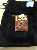 *Lois Black Cords Size: 38