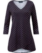*Twenty Seven Black & Pink Polka Dot Blouses by Gr