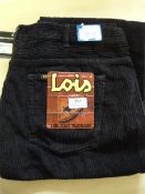 *Lois Black Cords Size: 40