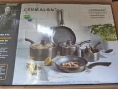 *Cermalon Five Piece Cookware Set