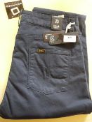 *Lois Blue Chino Style Trousers Size: 30