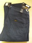 *Lois Blue Chino Style Trousers Size: 30