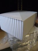 *Eighteen Grey Gift Boxes 24x20x12cm