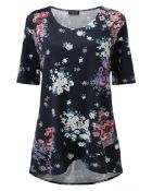 *Twenty Nine Dark Blue Floral Blouses by Grace Siz