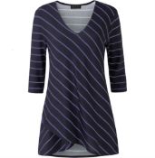 *Twenty Eight Dark Blue & Purple Striped Blouses b