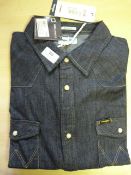 *Wrangler Western Denim Mens Shirts Size: XL