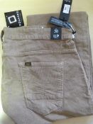 *Lois Dark Sand Trousers Size: 38