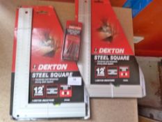 *Dekton Micro Router Set and Two Set Squares