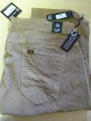 *Lois Dark Sand Trousers Size: 38