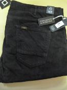 *Lois Corduroy Trousers (Black) Size: 42