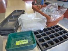 *Quantity of Seed Trays and Plastic Planters