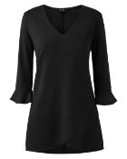 *Twenty Four Black Blouses by Grace Sizes: 20 to 2