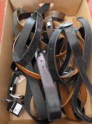 *Box of 15 Assorted Belts Including Levi's, Pepe &