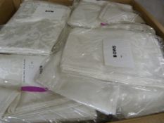 *284 Ivory Brocade Bows