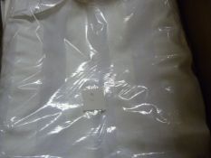 *60 White Damask Chair Covers