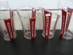 Four Plastic Bolinger Ice Buckets