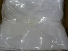 *60 White Damask Chair Covers