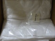 *50 White Chair Covers