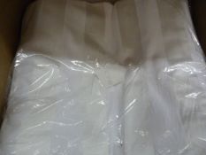 *60 White Damask Chair Covers