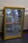 Gilt Framed Bevelled Edge Wall Mirror