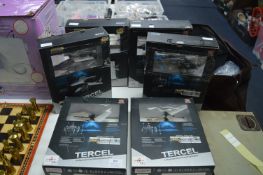 Six Boxed Tercel Mini Infrared Helicopters