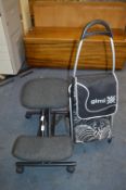 Ergonomic Stool and a Shopping Trolley