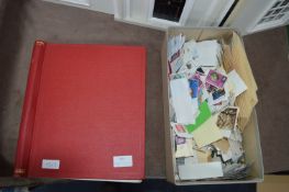 Stamp Album and a Quantity of Stamps