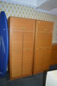 Pair of J.S. Sakol Wardrobes