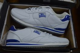 Pair of Mens Lonsdale Blue & White Trainer Size: 9