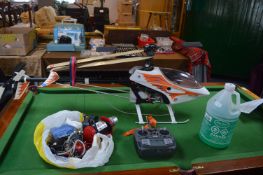 Raptor V2 Rc Helicopter with Fuel and Accessories