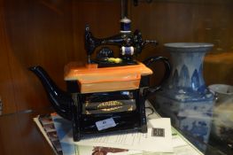 Cardew Collection Novelty Teapot Featuring a Sewin