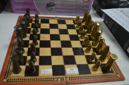 Brass Chess Set & Board
