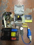 Glue Gun, Drill Bit Set, Industrial Lead, Tin of A