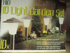Ten Light Garden Set