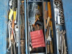 Concertina Toolbox with Quantity o Tools, Ratchet,